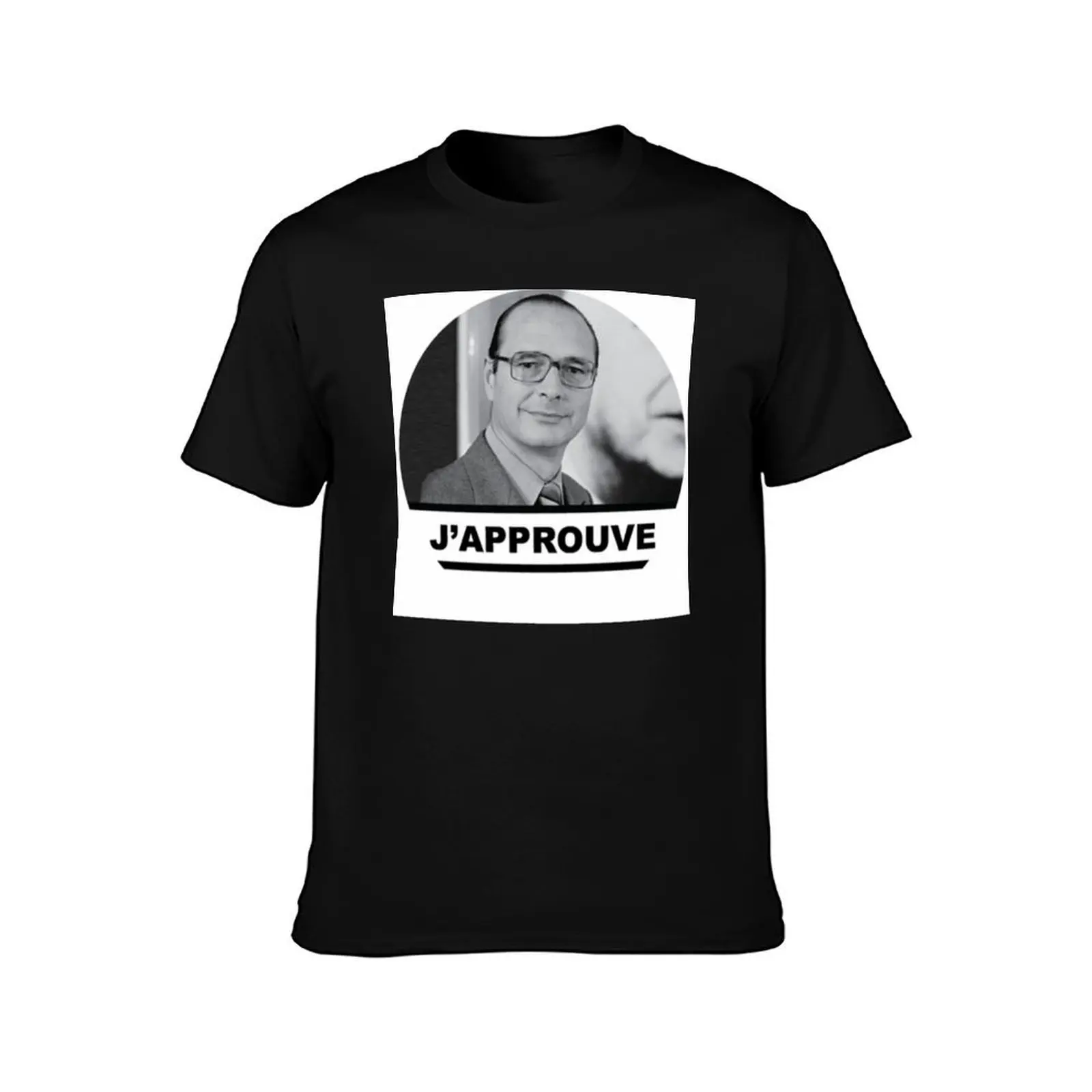 Jacques Chirac I agree french swag T-Shirt Summer Casual Cotton Tee Oversized Streetwear Tops Vintage Graphic Print