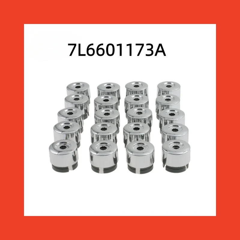 

20Pcs Chrome Wheel Lug Bolt Caps Cover For VW 2004-2014 Touareg 7L6601173A 7L6 601 173 A