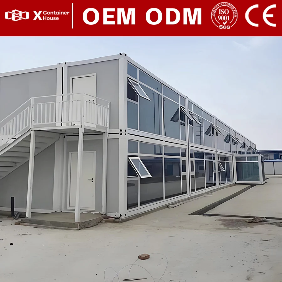 Flat Pack Container House Prefabricated Container Houses for Living Mobile Mobilhomes Waterproof Moisture Proof Wind Resistance