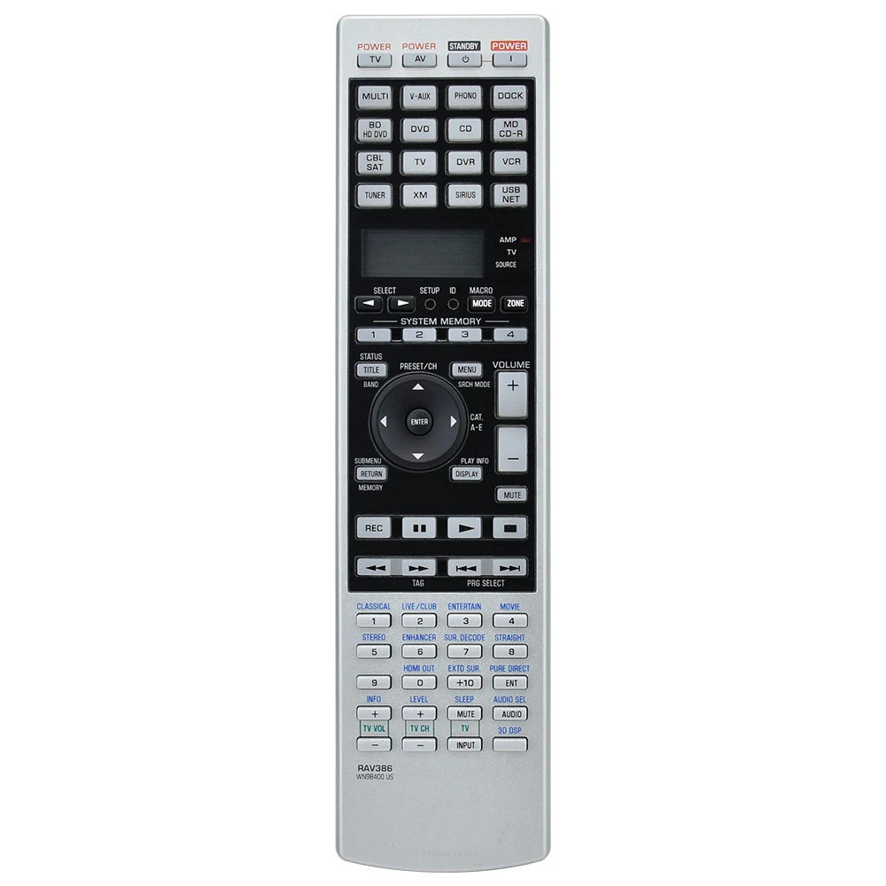 

New Original RAV386 WN98400 US For Yamaha AV Receiver Remote Control RX-V1900 RX-V2800 RX-V2700 RX-V3900 RX-V3800