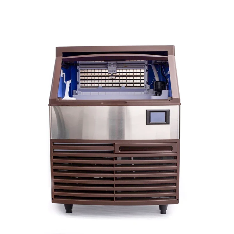 

68 kg/24 h commercial refrigeration equipment with exquisite custom style cube ice maker