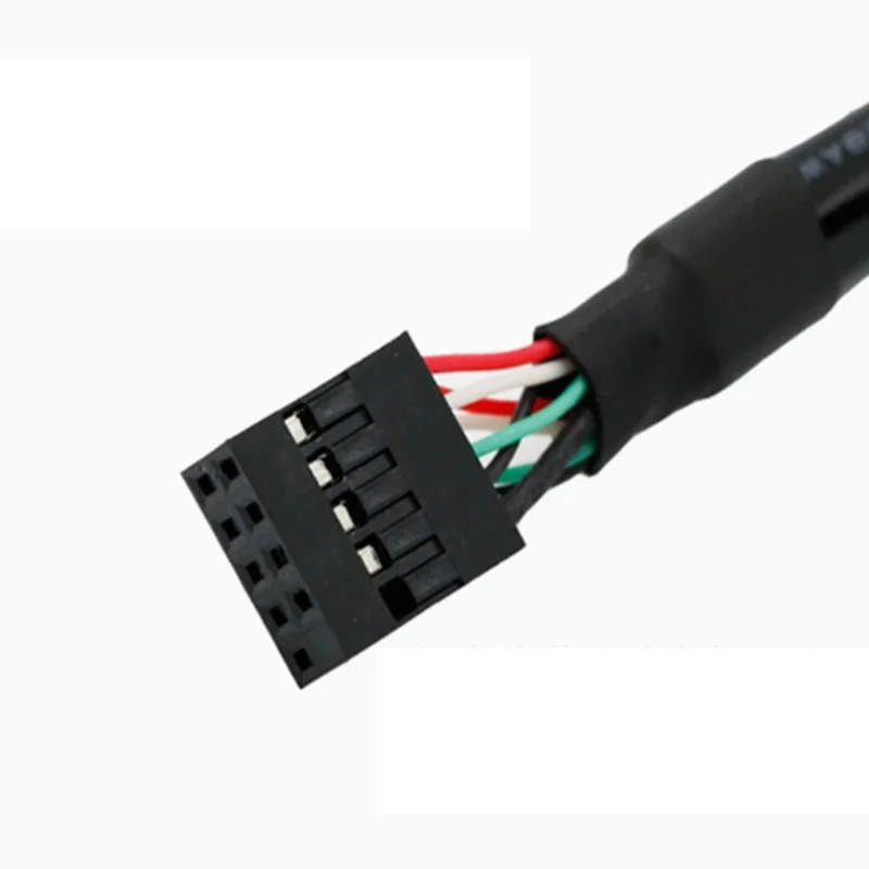 Copper Core  With Shielding USB2.0 9-pin One MinuteTwo DuPont 5-pin Extended HUB Hub DuPont 2.54 Motherboard Chassis cable.
