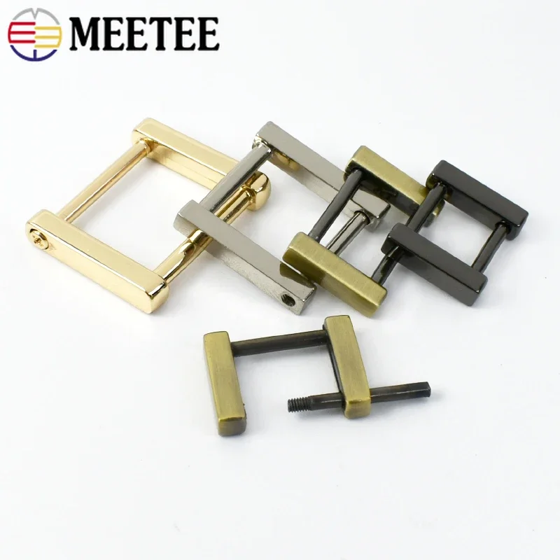 4/10Pc 13/16/20/25mm Metal Ring Buckle For Bag Strap Removable Screw Clasp Belt Dog Collar Hook Buckles DIY Hardware Accessories