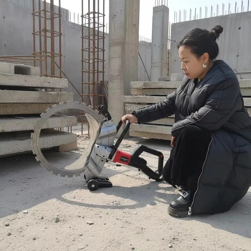 9800W High Frequency   Concrete Ring Saw Cutting Depth 30cm 40cm 50cm Wall and Floor Cutter