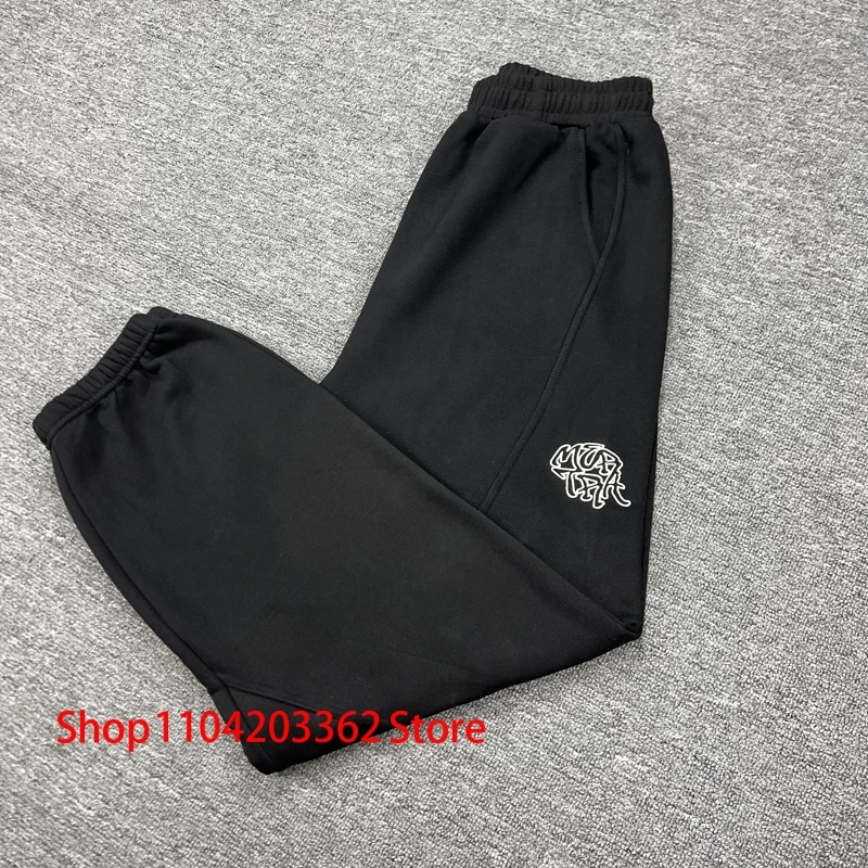 

Mertra Sweatpants Men's Loose Retro Embroidered Logo Trousers High Street Fashion All-match Casual Pants