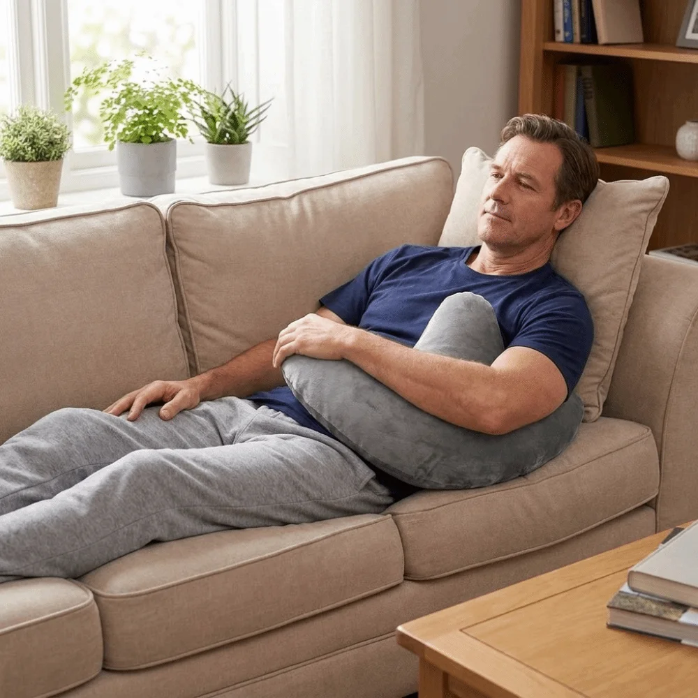 Slow Rebound Shoulder Support Pillow Soft Breathable Ergonomic Shoulder Pillow Adjustable Comfortable Shoulder Pillow