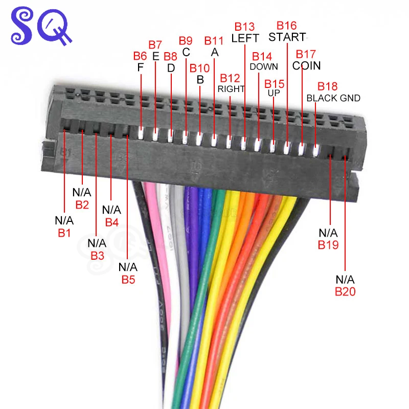 Arcade Jamma DIY Kit With 3D Pandora 3188 in 1 LED Chrome Button Joystick for 2 Players Coin Operated Arcade Video Game Machine