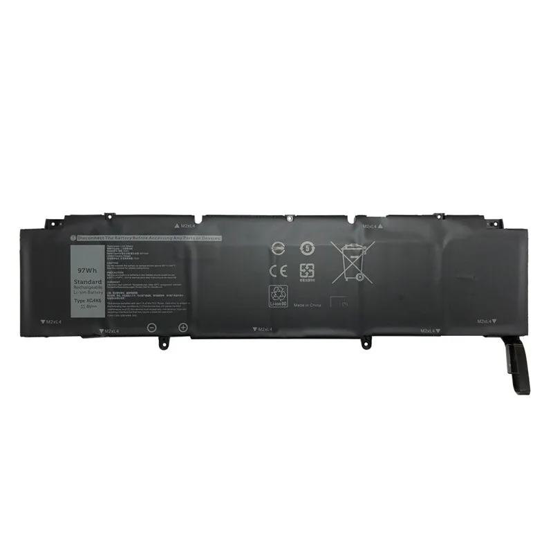11.4V 97Wh 9Cell XG4K6 Laptop Battery Li-ion For Dell XPS 17 9700 9710 Precision 5750 03324J Notebook 01RR3 F8CPG 0F8CPG New