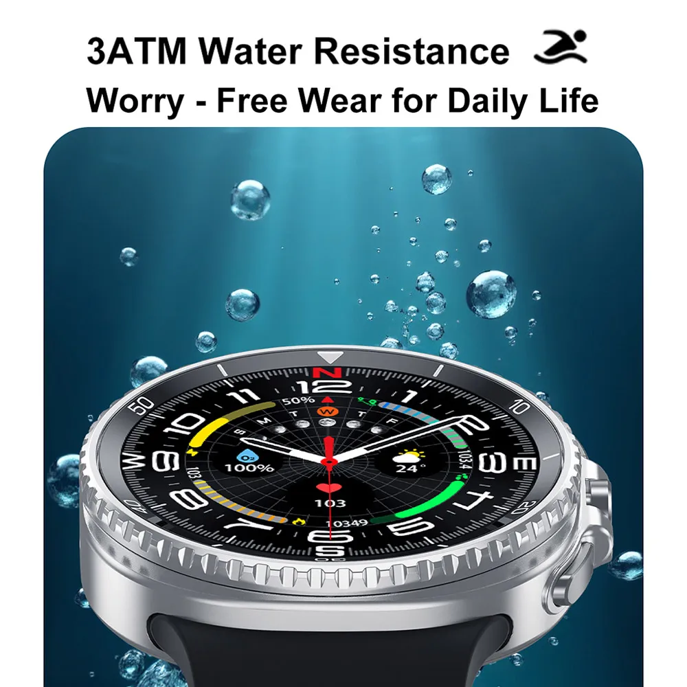 New Watch 8 Classic Smart Watch Men HD AMOLED Screen GPS Motion trajectory Heart Rate Bluetooth Call 1.53" Smart Watch