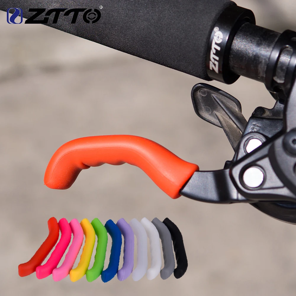 ZTTO Bicycle Brake Handle Cover  Non-slip Silicone Cover Bike Brake Lever Protector Covers Removable MTB Bike Fixed Gear Sleeves