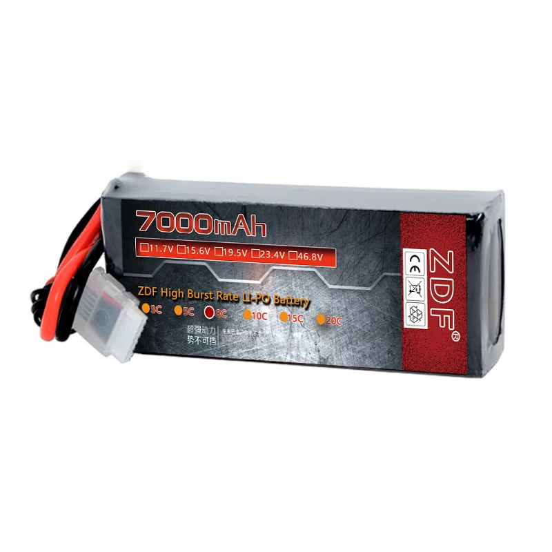 4S ZDF 6S 7S półprzewodnikowy 11.7V 15.6V 23.4V 27.3V 5200mah 6200mah 7200mah 2200mah bateria litowa o wysokiej gęstości energii dla dronów