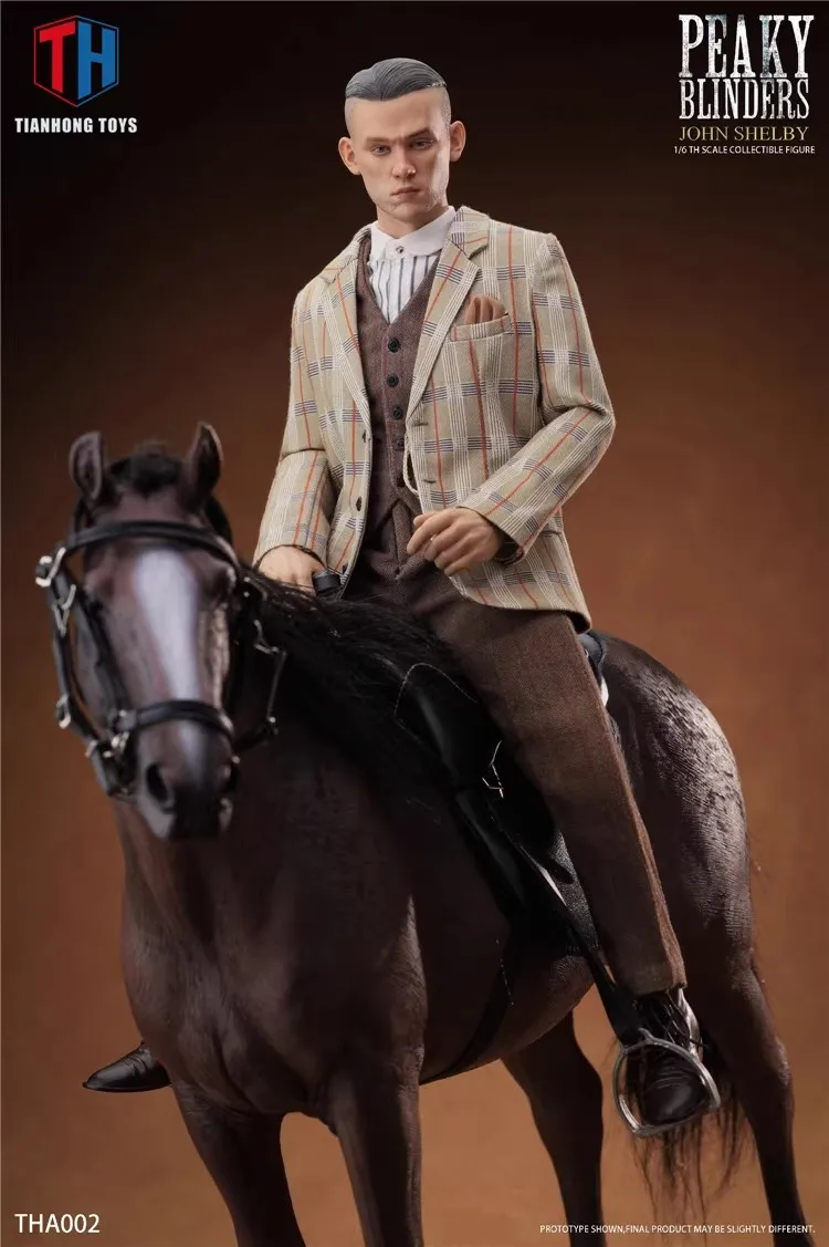 

THTOYS TH:A002 1/6 Scale Soldier Gangster PEAKY BLINDERS JOHN SHELBY Horse Harness 12'' Action Figure Model Toy In Stock