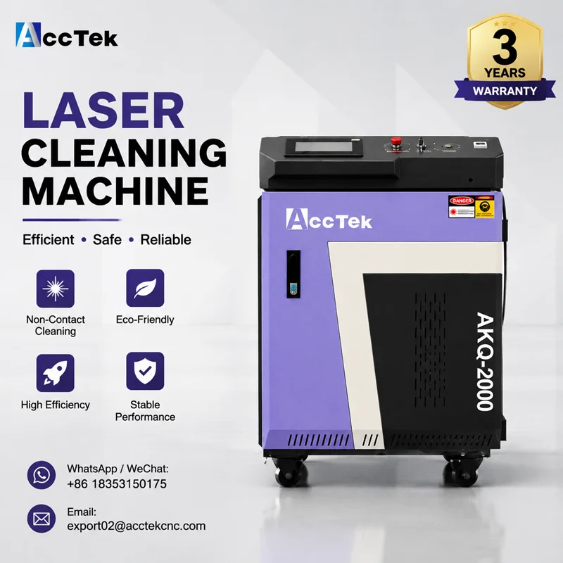 2000W Continuous Wave Laser Cleaning Machine High Power 3000w Fiber Laser Rust Paint Oil Removal Cleaner for Automotive Parts