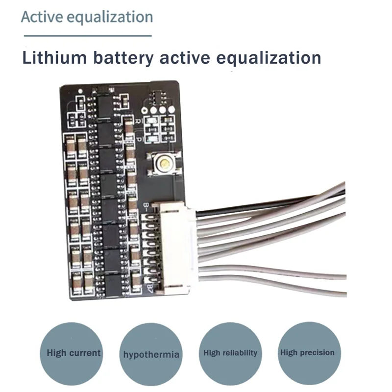 7S-6S 1.5A LiFePO4 Ternary Li-Ion Battery Pack Universal High Current Active Equalizer Board Energy Transfer 0.03V