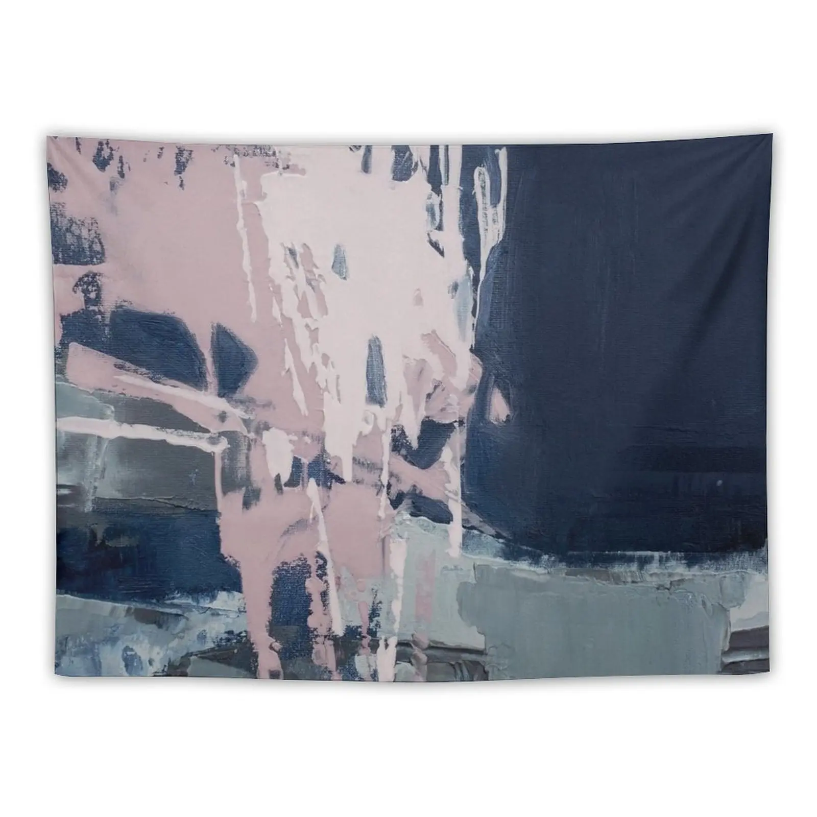 

pink navy square abstract Tapestry Room Decorations Aesthetics Decor Home Room Decorating Art Mural