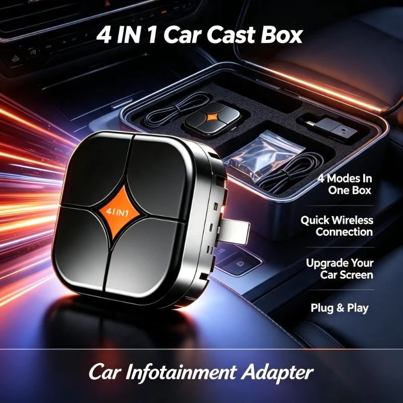 Multi-Protocol Usb Car Cast Module Builds Reliable Wireless Link For Highway Driving Mobile Screen Synchronization Tasks