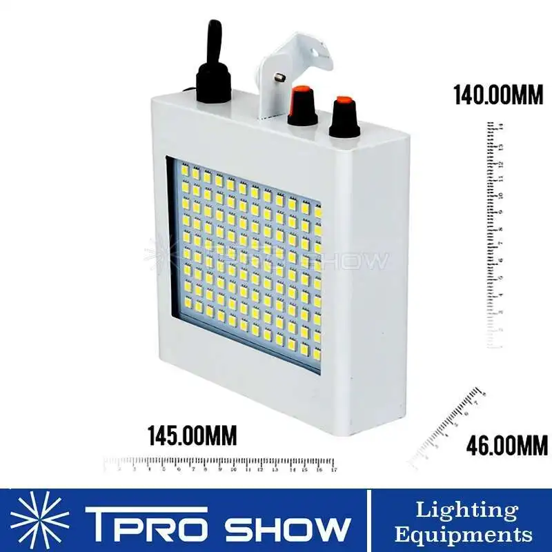 108 LED Strobe Light Home Party RGB Strobo Projector Mini DJ Disco Lights Sound Reaction Remote Control Stage Lighting Effect