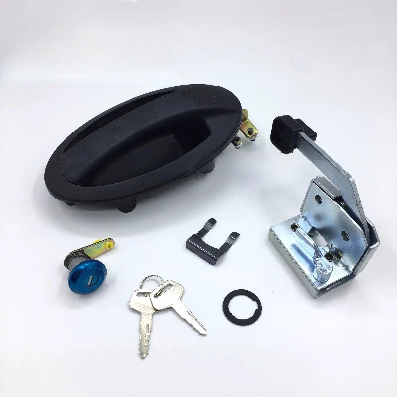 

1set For Komatsu PC56-7 60-8 70-8 Excavator Cab Door Lock Assembly