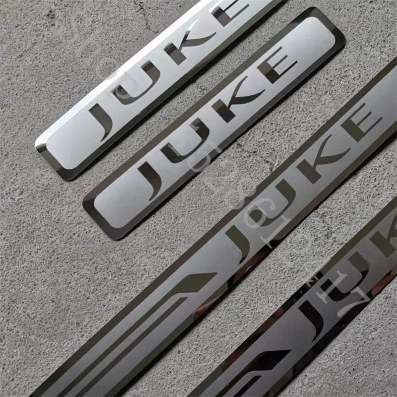 

Для Nissan Juke F15 F16 2010-2024: Защитные накладки на пороги из нержавеющей стали / Накладки на пороги-наклейки для автомобиля, аксессуары
