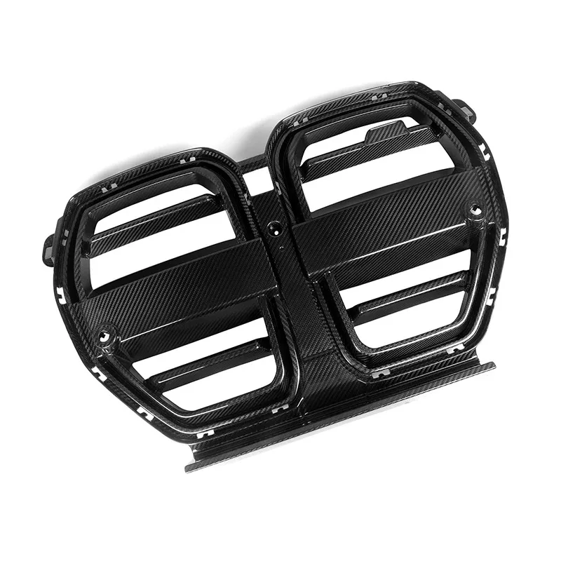 

2021+ SQ-V Style Without ACC Front Bumper Grill Auto Parts 100% Dry Carbon Fiber Car Front Grill G80 G81 G82 G83 M3 M4