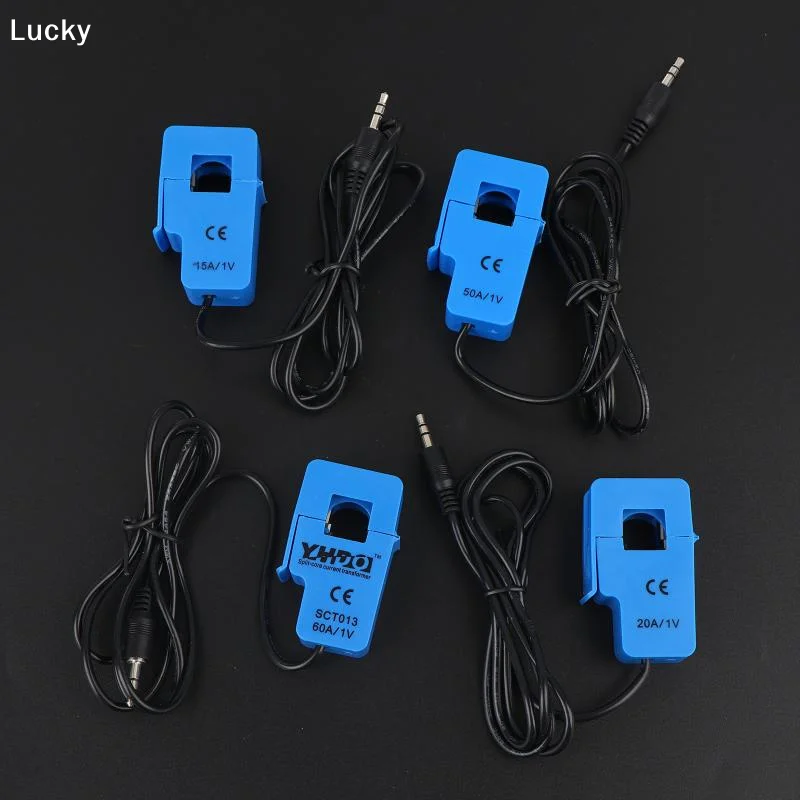 SCT-013 5A 10A 20A 30A 50A 60A 100A Split Core Current Transformer Open-Close Non Invasive AC Sensor For Energy Meter