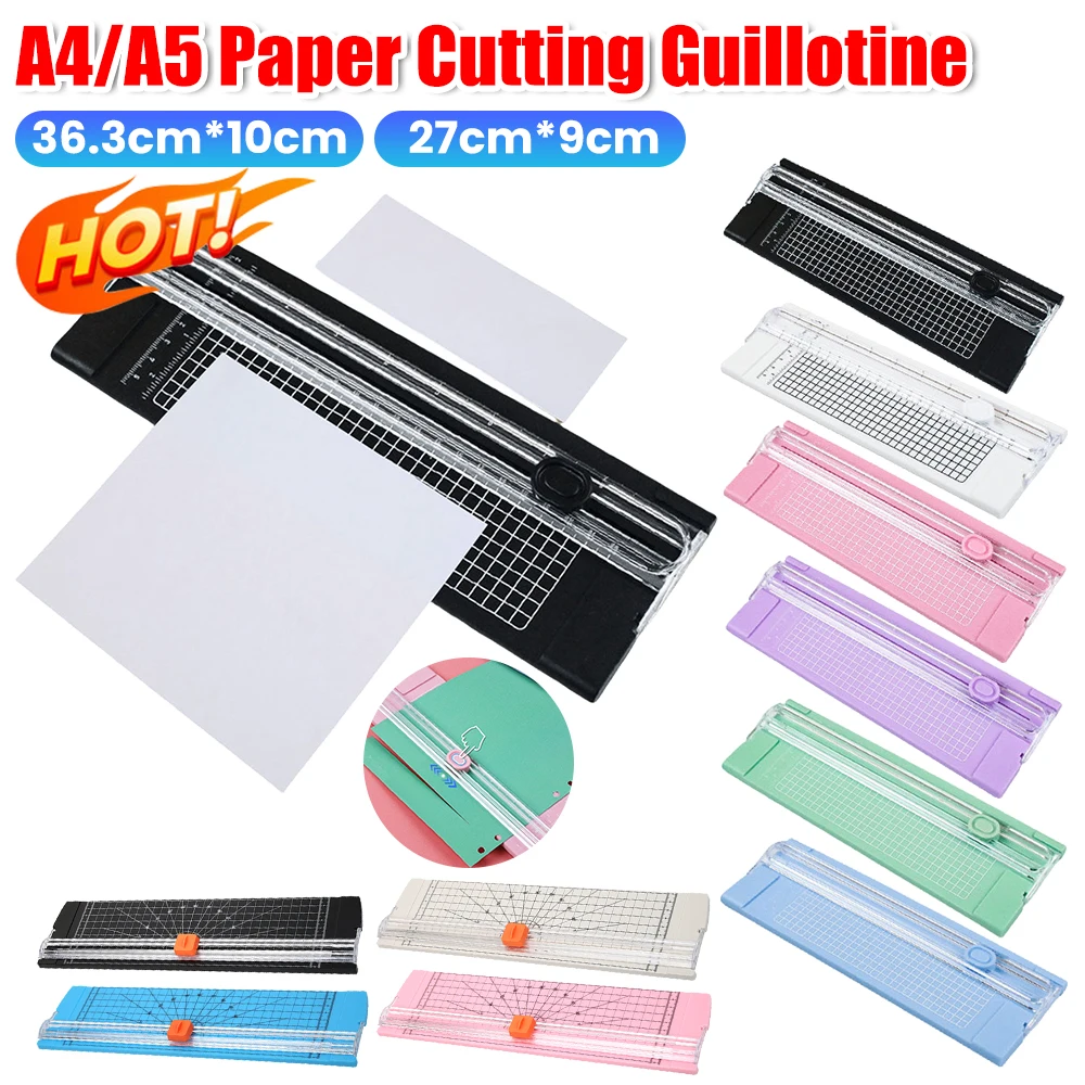 A4/A5 Precision Paper Photo Trimmers Cutters Guillotine With Pull-out Ruler For Photo Labels Paper Cutting Tool Durable Hot Sale