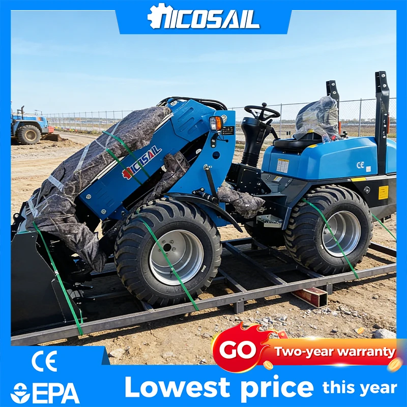 

Compact Telescopic Loader High Lifting Capacity Heavy Duty Telehandler for Garden Landscaping