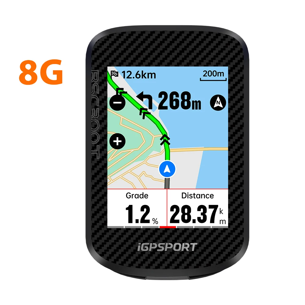 iGPSPORT BSC300T Fietscomputer met touchscreen Wereldwijde kleurrijke kaart Draadloze fietscomputer Ondersteuning e-bike