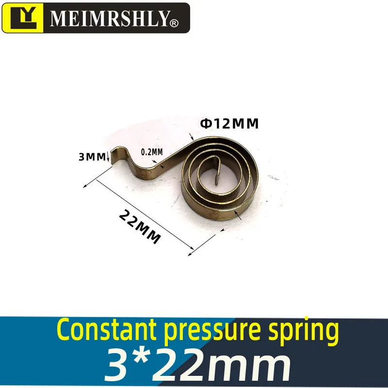 

10Pcs 3*22MM Electric Grinding Angle Grinder Carbon Brush Coil Spring Carbon Brush Holder Spring Accessories