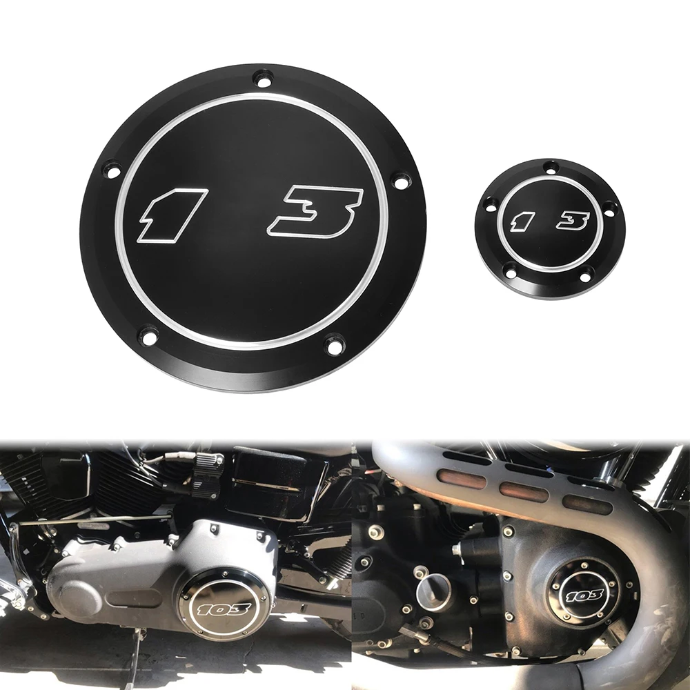 

Motorcycle 5 Holes Derby Timing Timer Cover CNC Engine Cover For Harley Touring Street Glide Softail Night Train Dyna 1999-2017