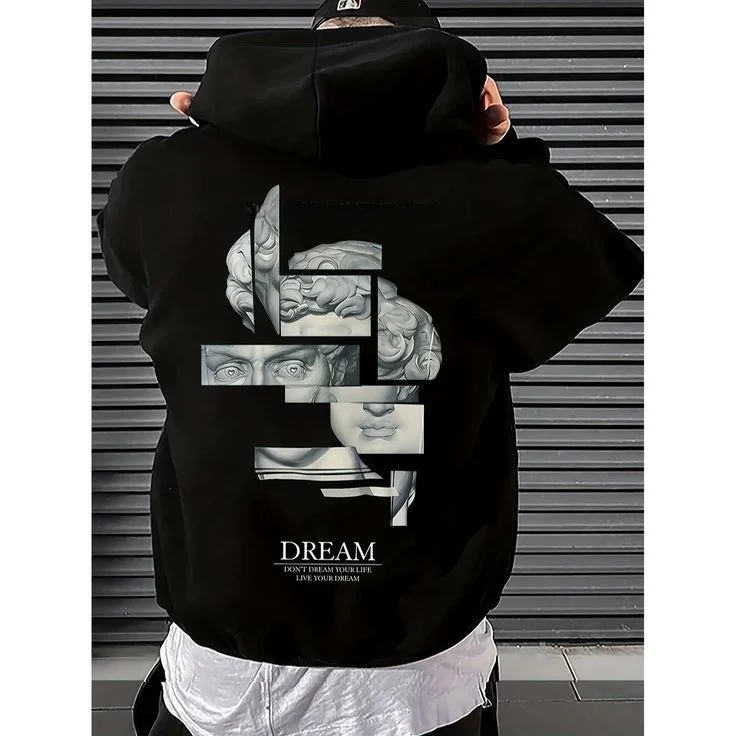 المهنية عبر الحدود aphic طباعة البلوز قطعة واحدة تصميم الرجال الجولة Ne البلوز ربيع 2025 Faion #3