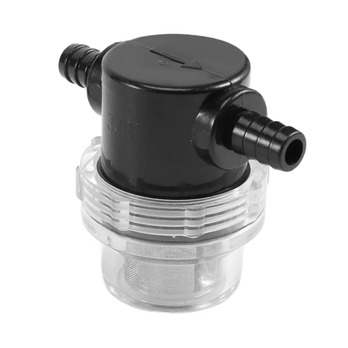 Water Pump Strainer,3/8 Inch Hose Barb In-Line Strainer Twist-on Pipe for Water Pump 12V DC 80PSI