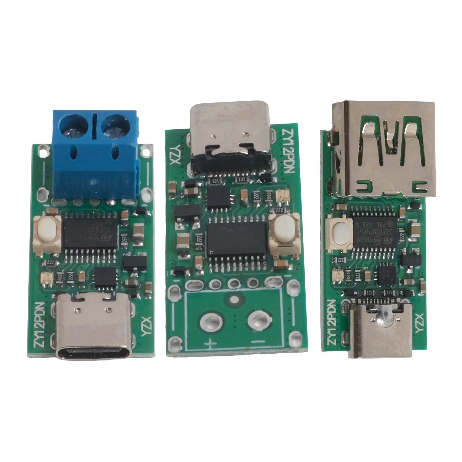 100W USB-C Type-C PD2.0 3.0 To DC USB Fast Charge Trigger Poll Detector ZYPDS ZY12PDN PCB Circuit Board ZY12PDN Bare Board