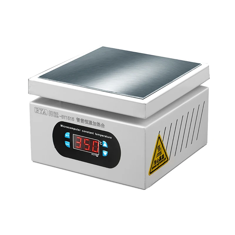 LED-Digitalanzeige Vorheizplattform 150*150mm Einstellbare Konstanttemperatur Heizplatte 0-400°C ℃ Heizstation für PCB-Schweißarbeiten, Demontage und Reparatur von Handybildschirmen