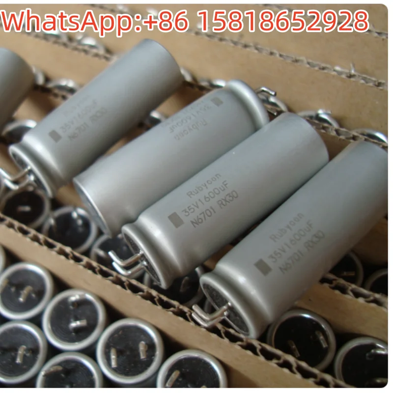 2pcs 35V 1600UF instead of 1500UF thick copper pin Japan Rubycon audio filter capacitor