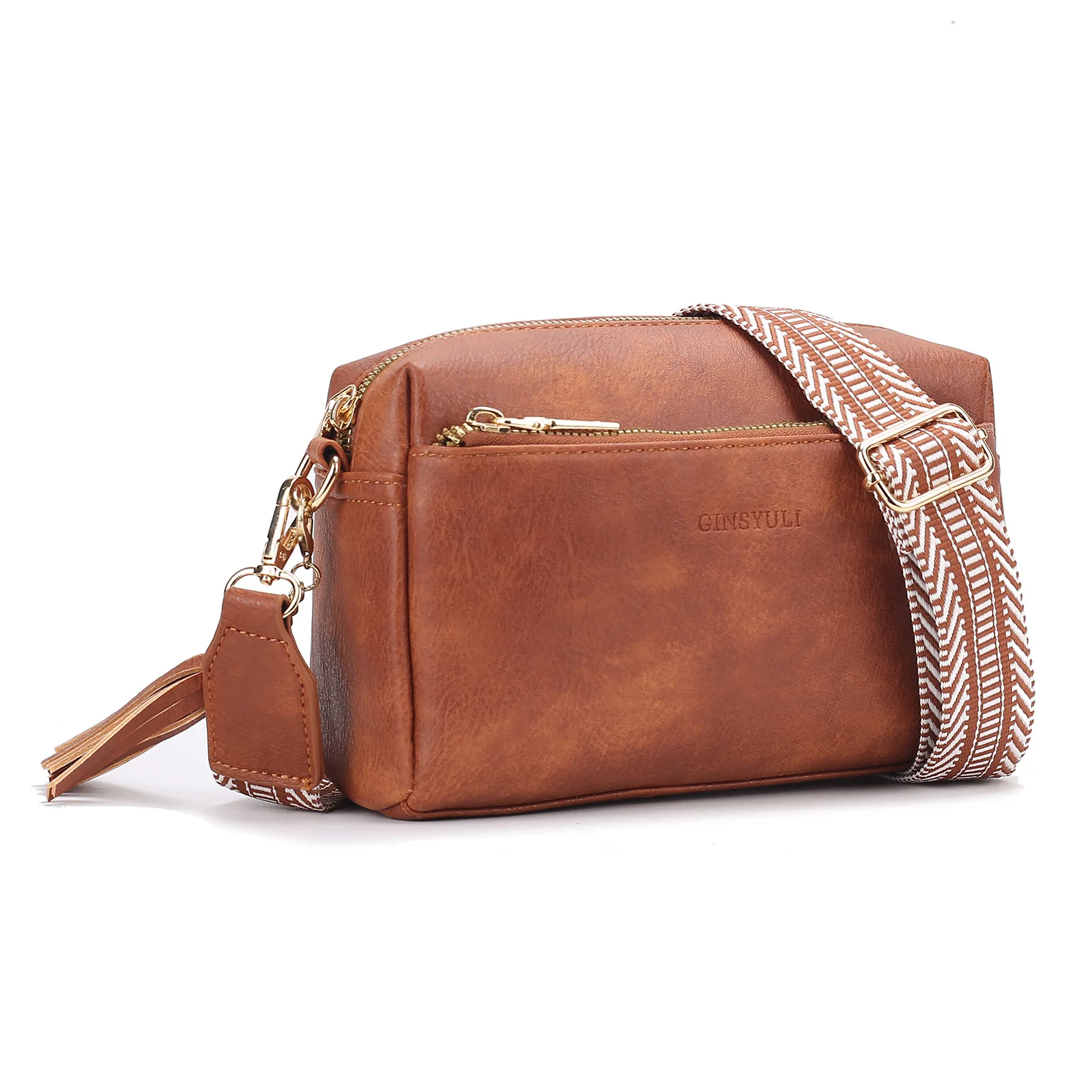 

2025 Quilted Crossbody Bag for Women, Elegant Small Adjustable Shoulder Purse with Guitar Strap, Fashionable for City & Dating