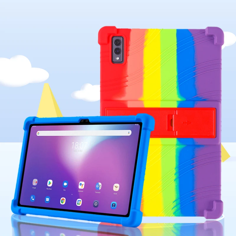 Silicon Cover For Blackview Tab 11 Tab 11 SE 10.36'' inch Shell Tablet Soft Silicon TPU Back Stand Case