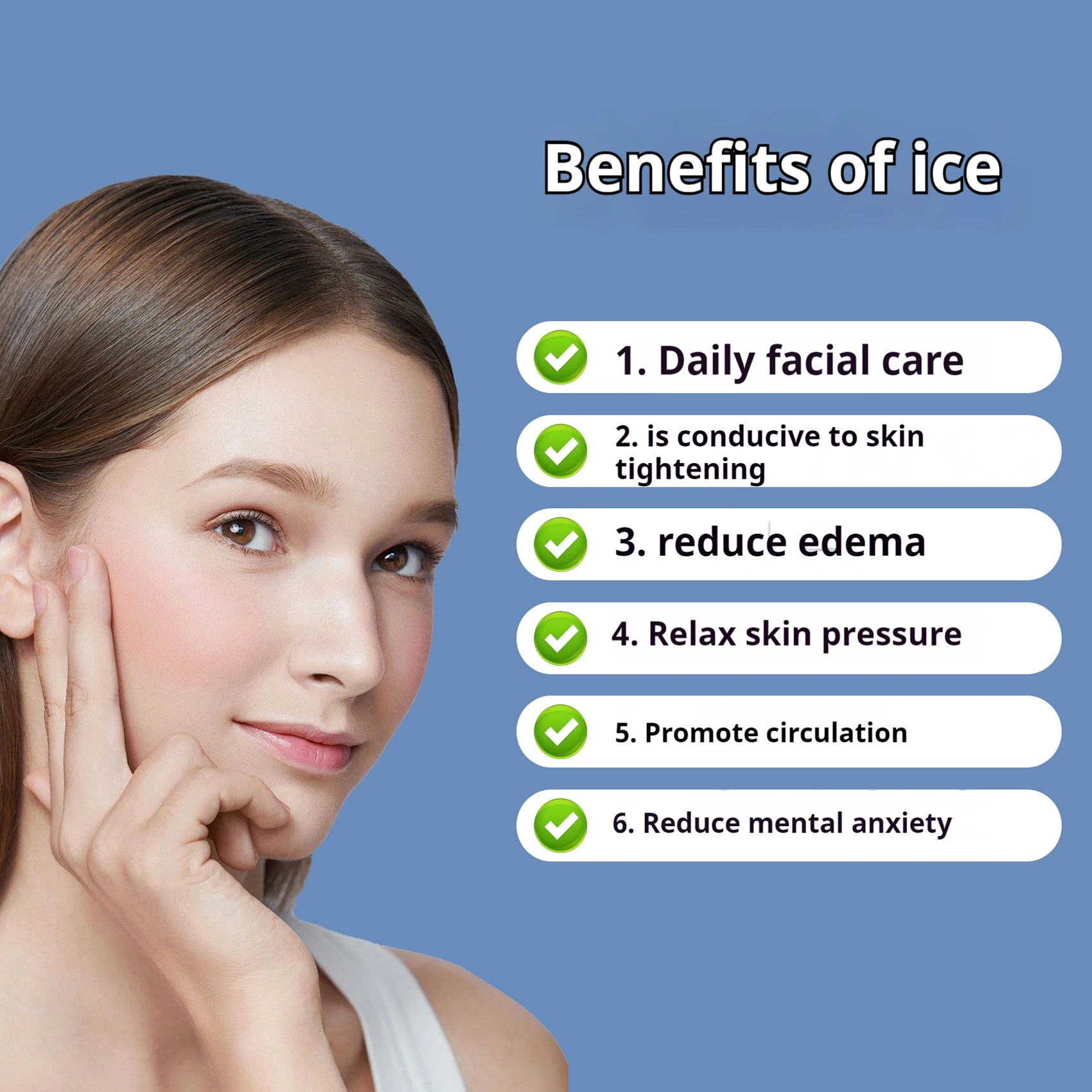 Portable Face Ice Bath Bowl Silicone Wash Basins Durable Household Supplies Facial Skin Care Beauty Tool for Home Outdoor Travel