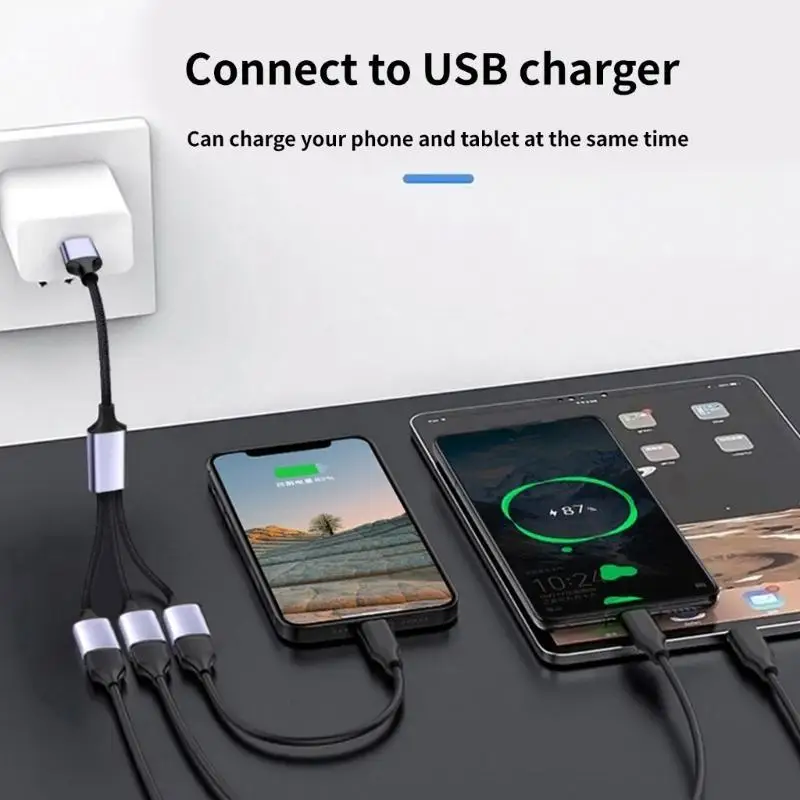 R53C USB2.0 Splitter Cable and Transfer Data Conveniently 480Mbps