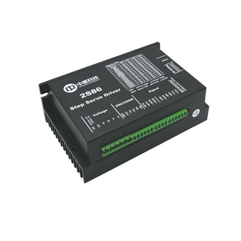 Shen Zhen ZLTECH 2 Phase 2S86 DC 36/48, AC 27-75 1-8A Send Pulse Alone Analog IO signal Speed Control Stepper Motor Driver