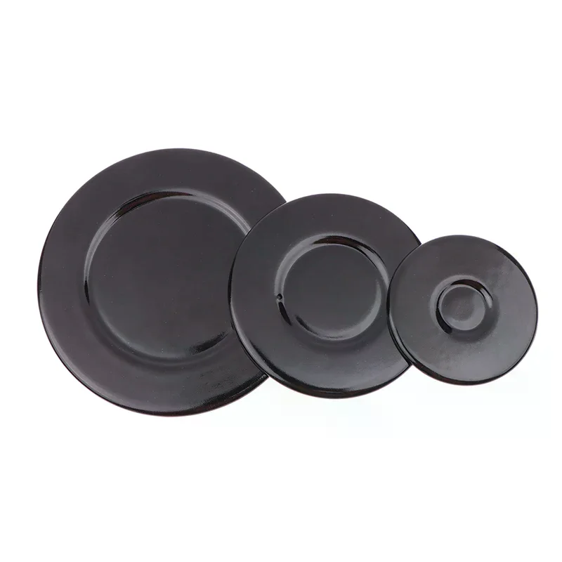 (1pc queimador de forno diy acessórios tampa do queimador para fogão a gás sabaf tampa superior de fogo tampa côncava de ferro 2.16in 2.95in 3.93in