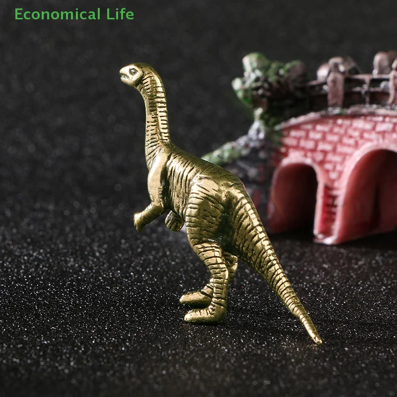

11 Kinds, Brass Dinosaur Model Decoration Jurassic Tyrannosaurus Triceratops Ankylosaurus Modeling Metal Crafts Decoration