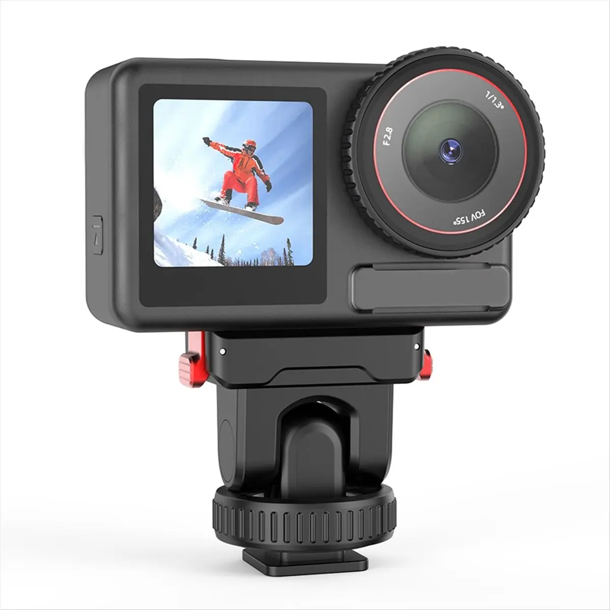 

AT33 Cold Shoe Camera Magnetic Quick Release Base for Action 5 Pro/4/3 Camera Multifunction Accessories