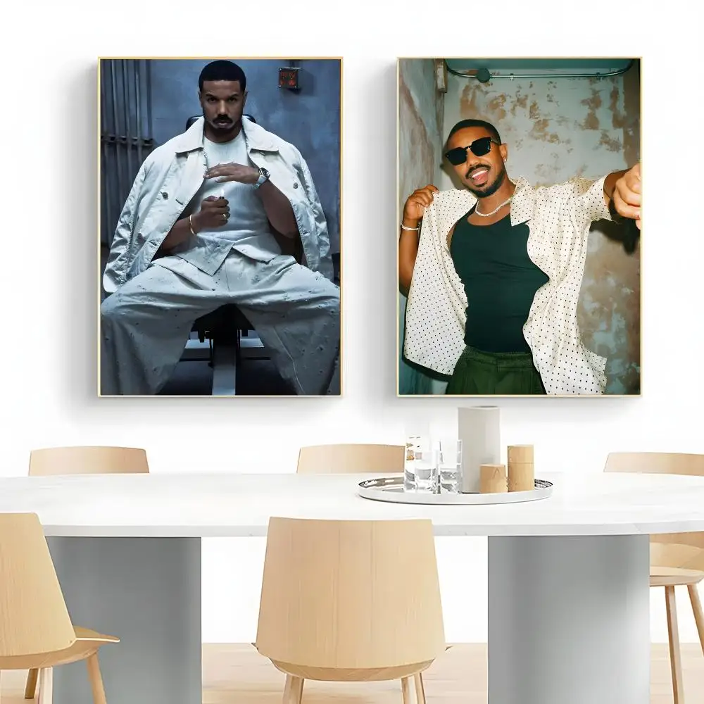 Powerful Actor M-Michael B. Jordan Poster Wall Art Print Decorative Mural Home Decor Gift Unframed