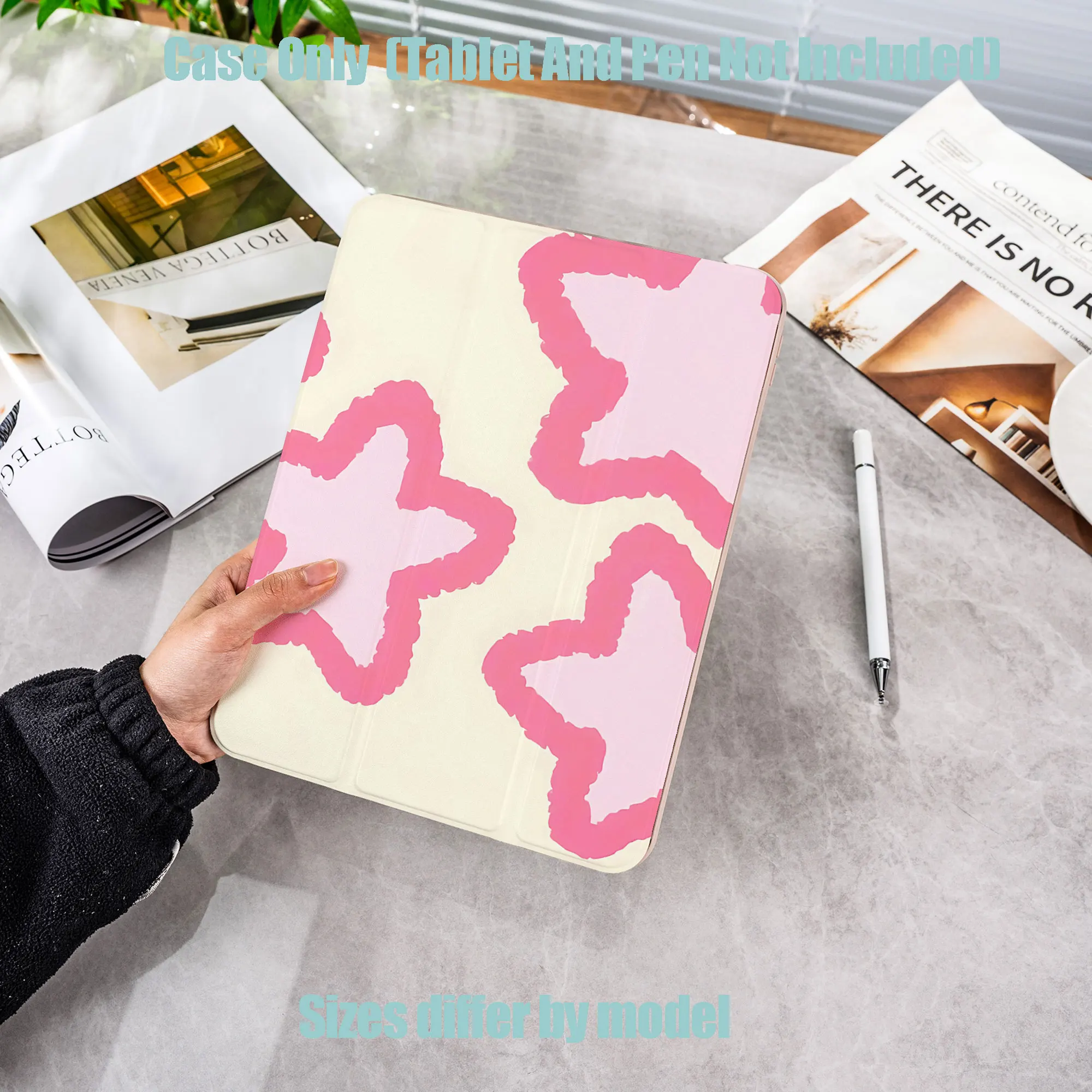 Shockproof TPU Tablet Protective Case with Pencil Holder Auto Sleep Wake for Apple /Samsung/Xiaomi/Redmi/Huawei/Honor
