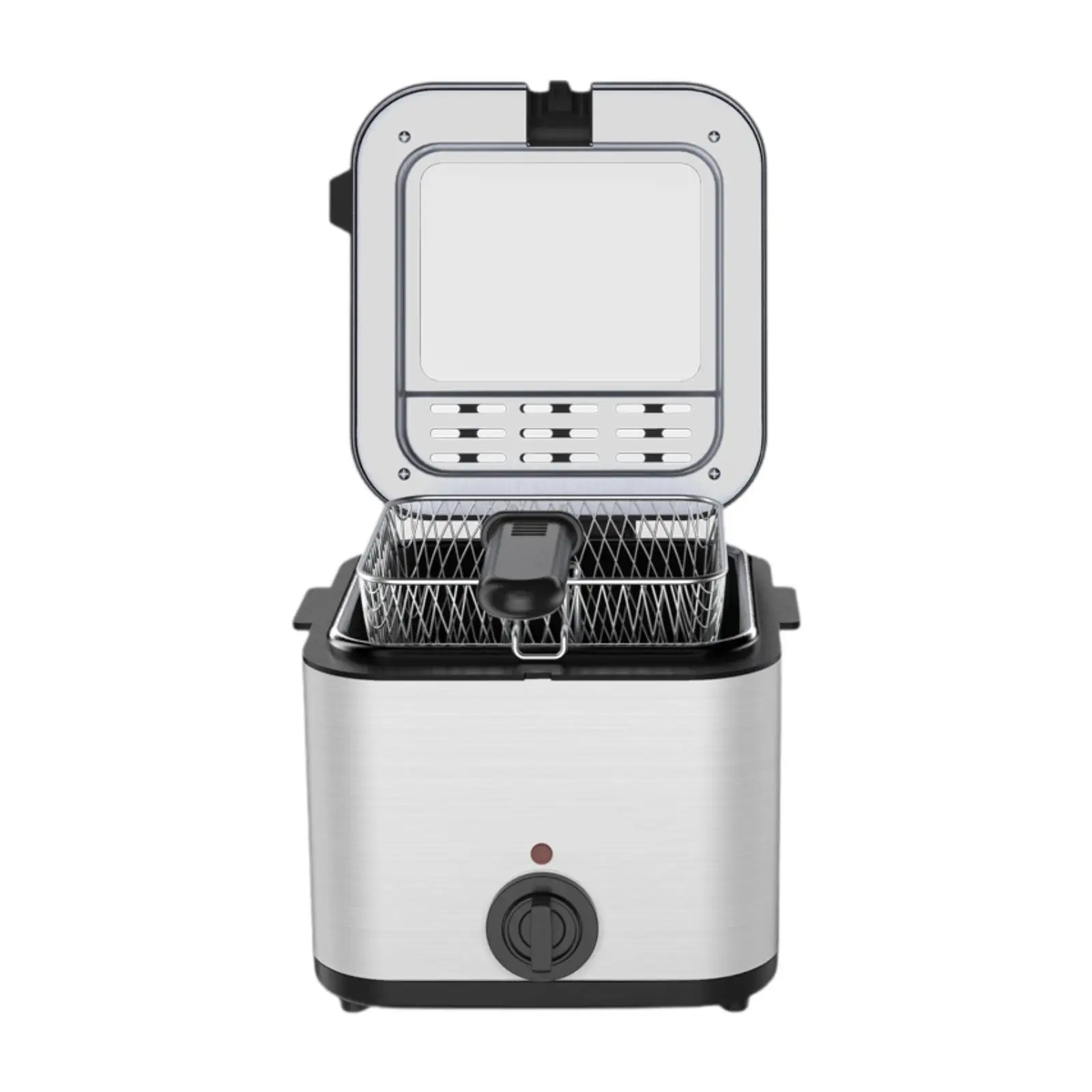 

Electric Deep Fryer Lightweight Kitchen Frying Pot Fishes Fryer for Home Commercial Use Kitchen Countertop Chips Vegetable