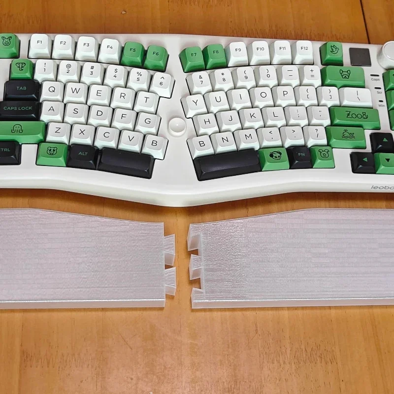 LEOBOG Alice A75 Mechanical Keyboard Wrist Rest Ergonomic Hand Support 3D Printing PETG Splicing Custom Keyboard Palm Rest