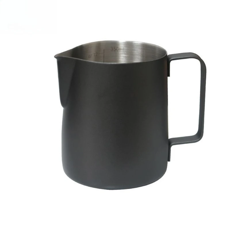 

Italian with graduated latte cup 304 stainless steel latte tank Office coffee utensils Milking tank