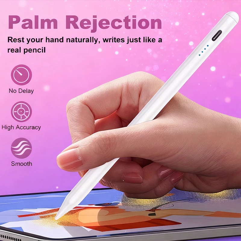 For IPad Pencil IPad 7 8 9 10th A16 Air 3rd 4 5th Gen Pro11in 3 4 5 6th Gen Mini 5 6th Gen Apple Pencil Tablet Stylus Accessory