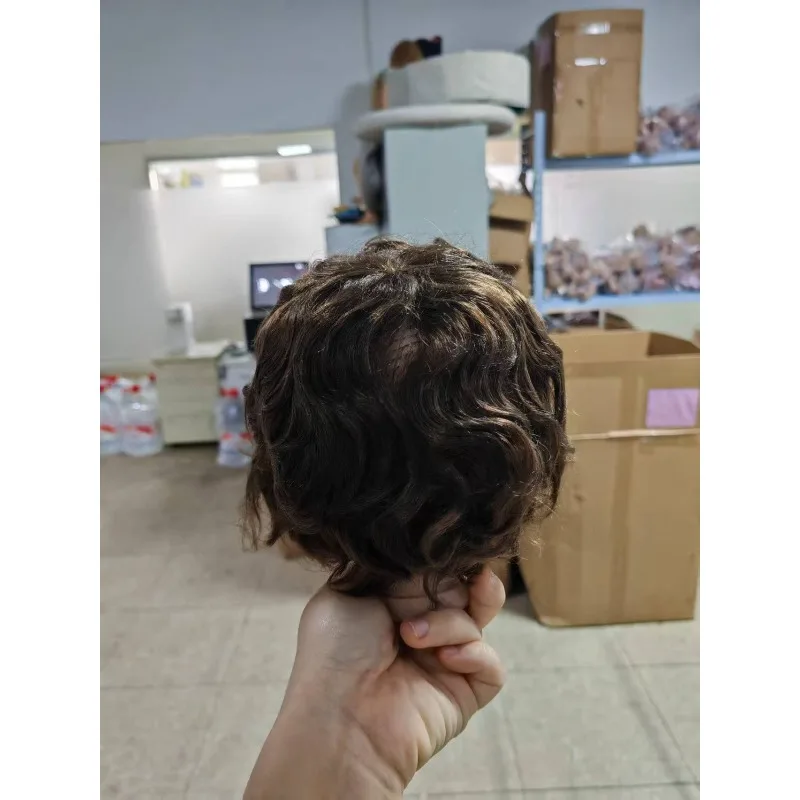 Kit bambola per capelli radicati a mano rinati non finiti già dipinta da 60 cm Sandie con panno per il corpo